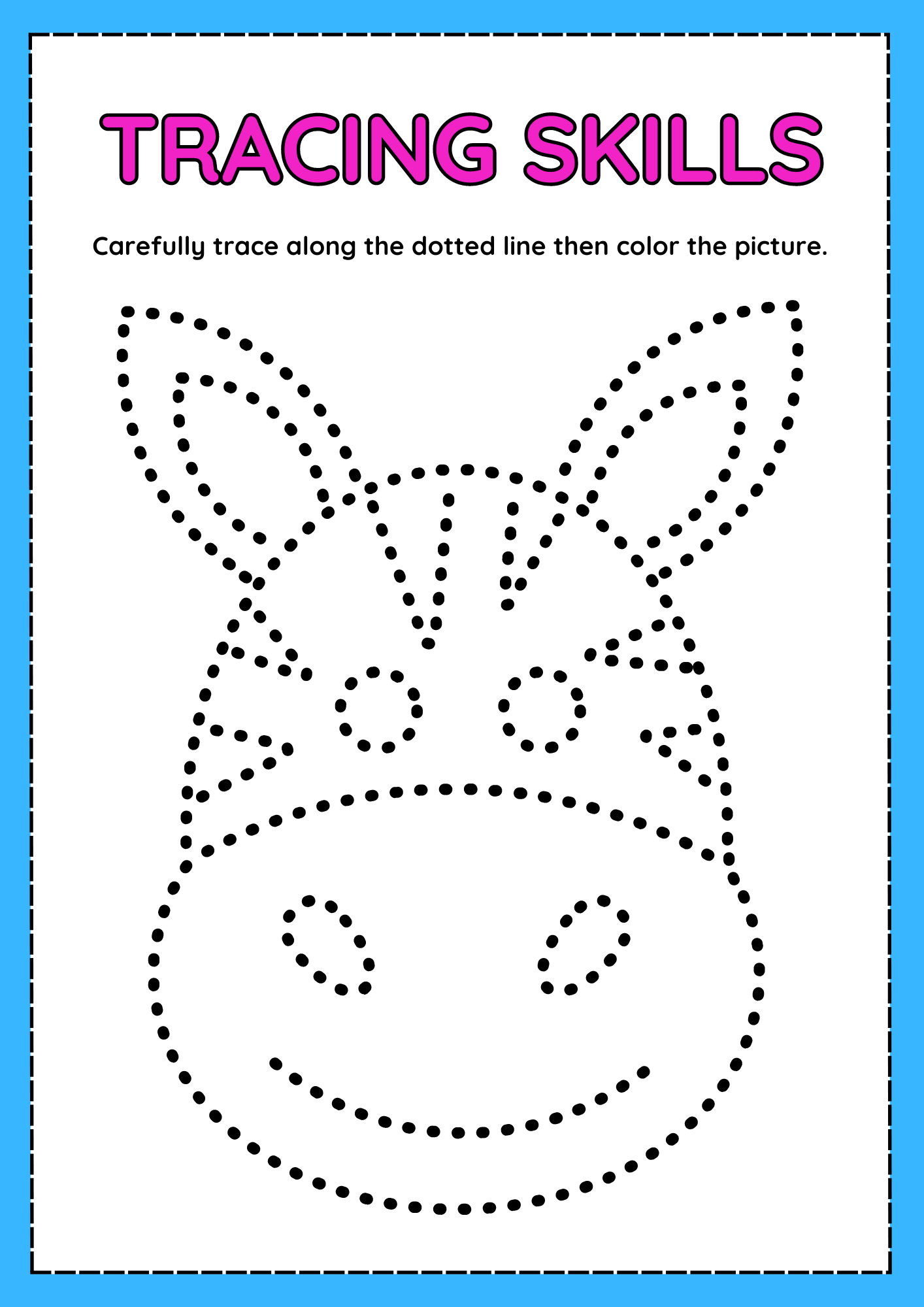 Animal Tracing Worksheets For Preschool Kids