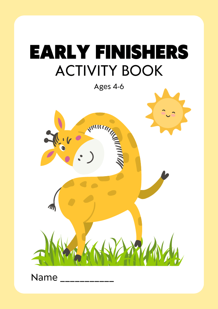 Early Finishers Activity book