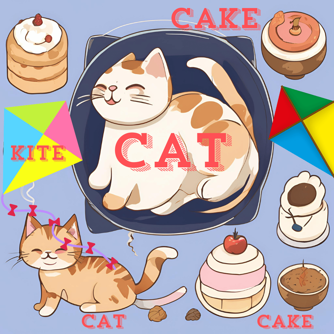 cat and cake picture