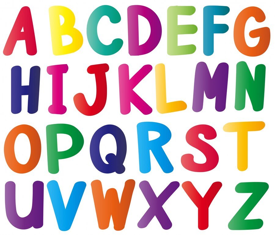 English Alphabet Letters